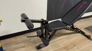Marcy Adjustable Utility Bench with Leg Developer | Must Have For Home Gym #amazoninfluencer