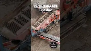 Terex Finlay 883 in action #constructionequipment #screening #screener #crushermachine #shorts