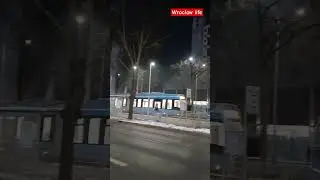Tram accident in Wroclaw. Awaria tramwajowa we Wrocławiu 🇵🇱 #poland #wrocław #city #accident #frost