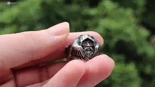 North Mythology Viking Wolf Ring / Stainless Steel Scandinavian Jewelry