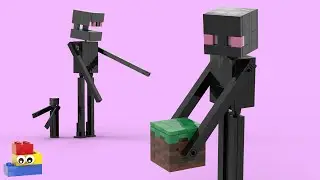LEGO Minecraft: Enderman Big Fig Tutorial (2 versions!)