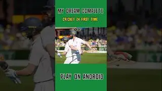 Cricket 24 Play On Android Easily #cricket24gameplayandroid #cricket24shorts #cricket24gameplay