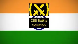 CSS Battle India Flag | CSS Battle Challenge | CSS Battle Solution