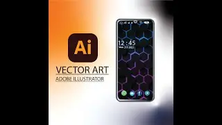 Adobe Illustrator Tutorial - How to Draw Flat Vector Mobile Illustration