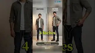 Gain 4 Inches Instantly! 🚀 Invisible Height Increasing Elevator Boots for Men