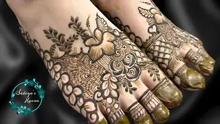 Simple and easy leg Mehndi design | Full Feet Mehndi design | new mehndi design 2023 |Sadiya's Henna