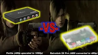 RetroTink 2X Pro VS Portta Component-to-HDMI Converter -No Commentary- (RE4 Wii Edition)