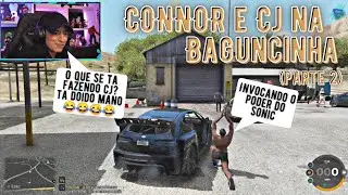 CONNOR E CJ NA BAGUNCINHA NA CIDADE ALTA - GTA RP (LOUD CORINGA) PARTE 2