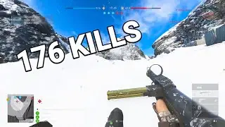 I Broke my Record on Battlefield V...(Battlefield V 176 Kills gameplay on Grand Operations)