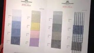 Thomas Mason Goldline. Gold Linen - Gold Oxford - ткани на сорочку