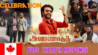 ANNATHA FDFS Public review Canada | Super star Rajinikanth | Toronto Woodside Cinemas