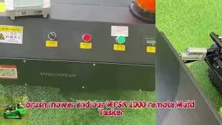 Vigorun VTLM800 remote controlled tracked lawn mower robot for sale made by Vigorun Tech