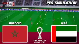 Morocco vs United Arab Emirates | FIFA Arab Cup | Semi Final | PES 21 Simulation