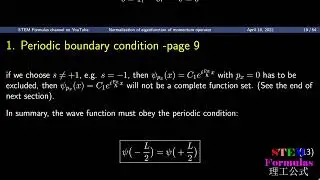 Normalization of eigenfunction of momentum operator, box normalization, delta function normalization