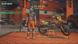 MX vs ATV Legends_Running 2025 SX Tracks on the KTM 450F (getting practice for upcoming tournament)