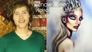 The Snow Queen Oil Painting by Tiago Azevedo