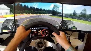 Assetto Corsa - Lotus 49 @ Spa - Onboard Triple Screen - Gopro