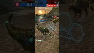 Scelidosaurus vs Fukuisaurus. Jurrasic World Alive