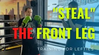 Soviet Boxing School 2 | Exercise 1 for lefties | We steal the front leg | Anton Volkov 1