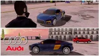 Audi R8 Car Cheat Code | Grand Thief Operations GTO | android games | thiefsimulator