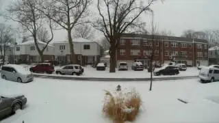 Winter Storm Stella - 27 hours timelapse
