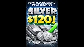 Silver 120$, Gold hits 5600$, US and Indian market overview for 30th january,2026