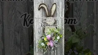 Bunny Door Hanger Kit &ndash; DIY Easter & Spring Door Decor