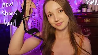 ASMR New Shoes HAUL From ASOS✨👠(whispering, tapping, scratching, etc..)