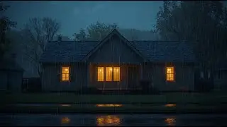 Sleep Instantly with Heavy Rain on Roof | Cozy House Rain Ambience (8 Hours)