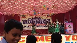 Sua dance performance by girls on annual function day at national public school rajkheta. #nps #cg 