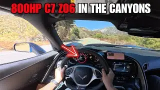 800HP C7 Z06 vs The Canyons: Grip or Grave?
