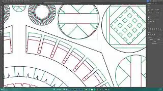 Multilayer Lasercut Design Timelapse (Adobe Illustrator)