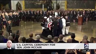 U.S. Capitol Ceremony for Sen. John McCain