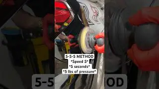 Removing car scratches with the &ldquo;5-5-5&rdquo; method!