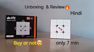 &ldquo;Drift 3M V3 Magnetic Cube Unboxing in Hindi | Best Budget Speedcube 2025?&rdquo;