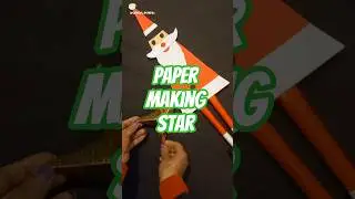 DIY Paper Star 🌟 making for Christmas Decoration #christmasdecoration #starmaking #paper #papercraft