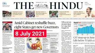 The Hindu Newspaper Headlines Analysis 08 July 2021 - Suresh, Current Affairs UPSC, Mental Health