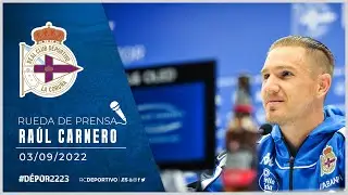 Rueda de prensa de Ra&uacute;l Carnero. 03.09.2022