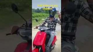 Super soco Electric ⚡️ scooter test drive #super_soco #testdrive #shorts