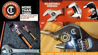 CRESCENT TOOL NEW QUICK FIT ADJUSTABLE CRESCENT WRENCH @CrescentBrandTools
