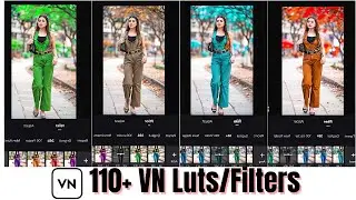 🔥 110+ VN LUT Filters Free Download | Best VN LUT Pack for Cinematic Video Editing🎬 #jamaledit_z #vn