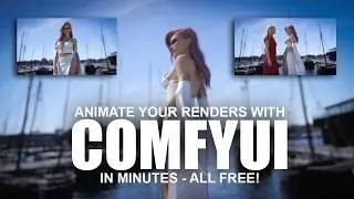 Animate DAZ / 3D Renders in Minutes Using ComfyUI All Free - Wan 2.2 Image To Video - AI Tutorial