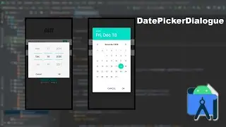 How to create DatePickerDialogue in Android Studio