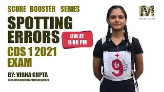 SPOTTING ERRORS || CDS 1 2021 EXAM PREPARATION ||