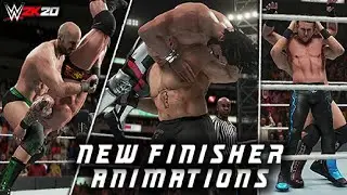 WWE2K19/20 | 30 CUSTOM FINISHER ANIMATIONS YOU CAN ASSIGN TO SUPERSTARS