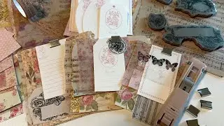 Let&rsquo;s make vintage clipboard paperpads for our junk journal using &ldquo;your creative studio box&unboxing