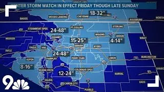 Colorado state leaders discuss preparations ahead of major winter storm this weekend