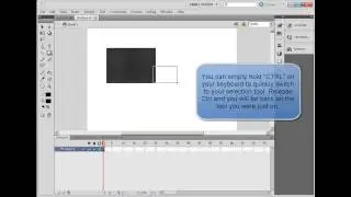 QUICK TIP: Shortcut key for Selection Tool in Adobe Flash
