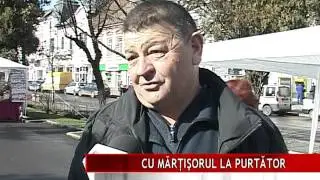 CU MĂRŢIŞORUL LA PURTĂTOR
