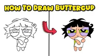 How to Draw Buttercup from The Powerpuff Girls &ndash; Cartoon Art Guide